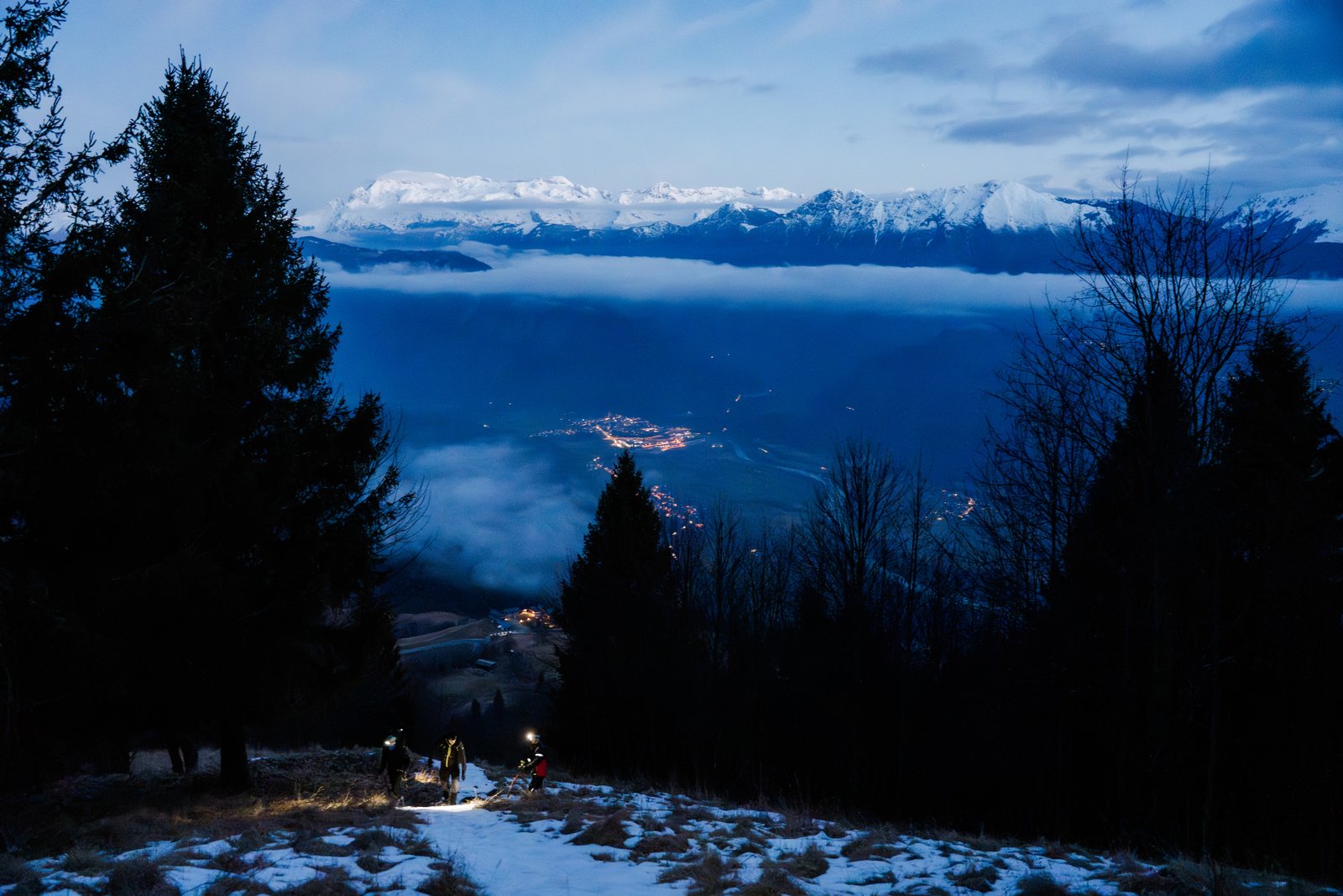 Participants on the mountain during Forge48 for Teams